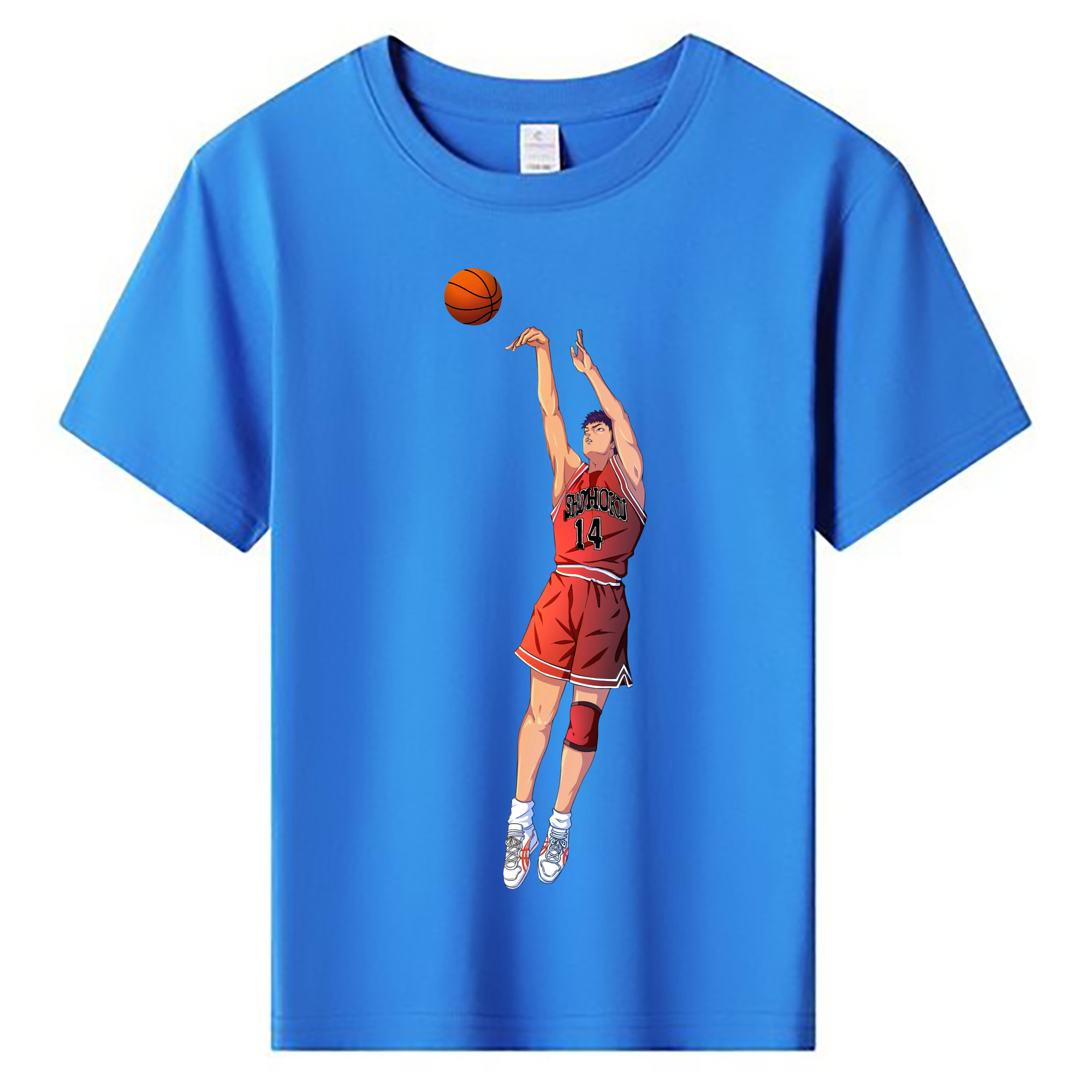（画像用） SLAM DUNK／スラムダンク 綿100％キッズTシャツ（フロントプリント）
